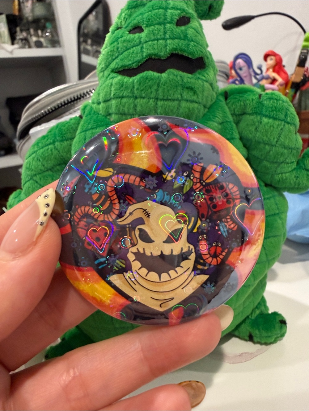 Oogie boogie button